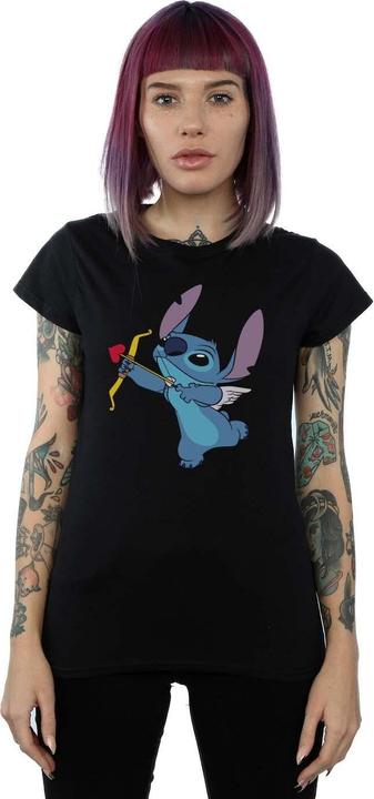 Immagine prodotto Disney Lilo And Stitch Stitch Cupid Valentines Maglietta Donna (M)