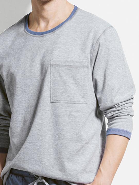 Actual product image ISA Bodywear Shirt long sleeve, round-neck (L)