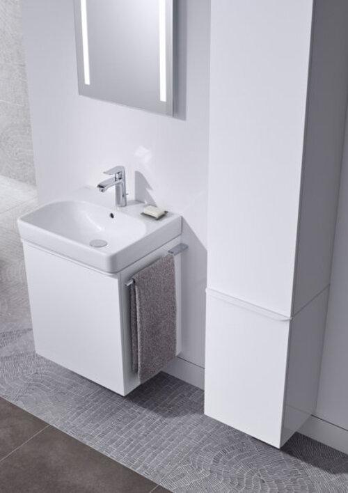 Produktbild Geberit Smyle Square Handwaschbecken Unterschrank, 500350, 442x617x356mm, mit 1 Tür, rechtsöffnend