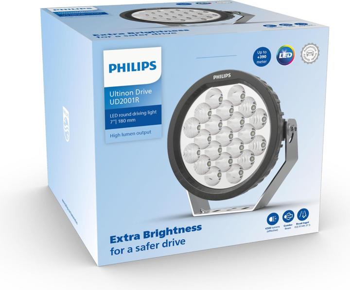 Actual product image Philips Ultinon Drive 2000 LUMUD2001RX1 Éclairage additionnel LED rond 7" (17.8 cm)