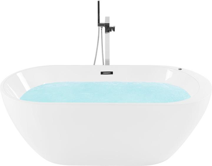 Image du produit Beliani Baignoire à poser blanche avec LED 170 x 80 cm NEVIS (237 l, 80 cm)