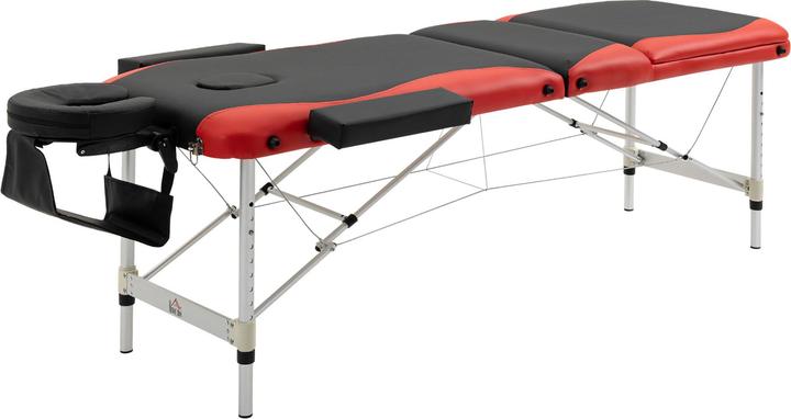 Image du produit Homcom Table de massage Cadre léger en aluminium, pliable, rembourré