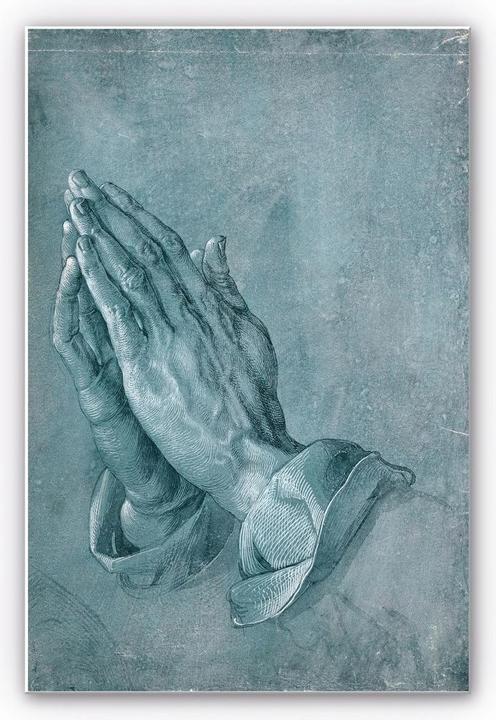 Image du produit Trenddeko Dürer - Étude sur les mains en prière (30 x 45 cm)