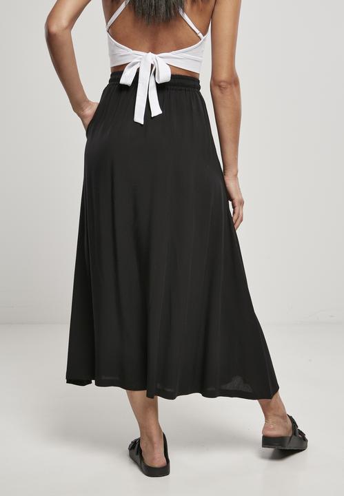 Actual product image Urban Classics Ladies Viscose Midi Skirt (XS)