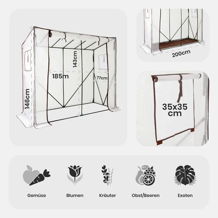 Actual product image Arebos Gewächshaus
