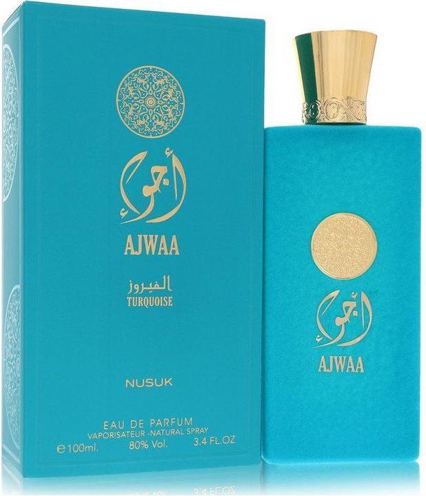 Immagine prodotto Nusuk Ajwa Turquoise Eau De Parfum 100 Ml (Eau de parfum, 100 ml)