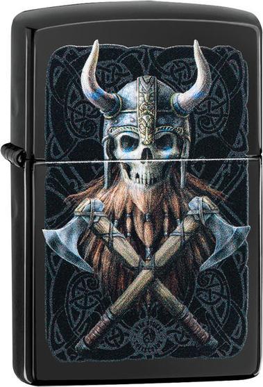Produktbild Zippo Anne Stokes Wiking Skull