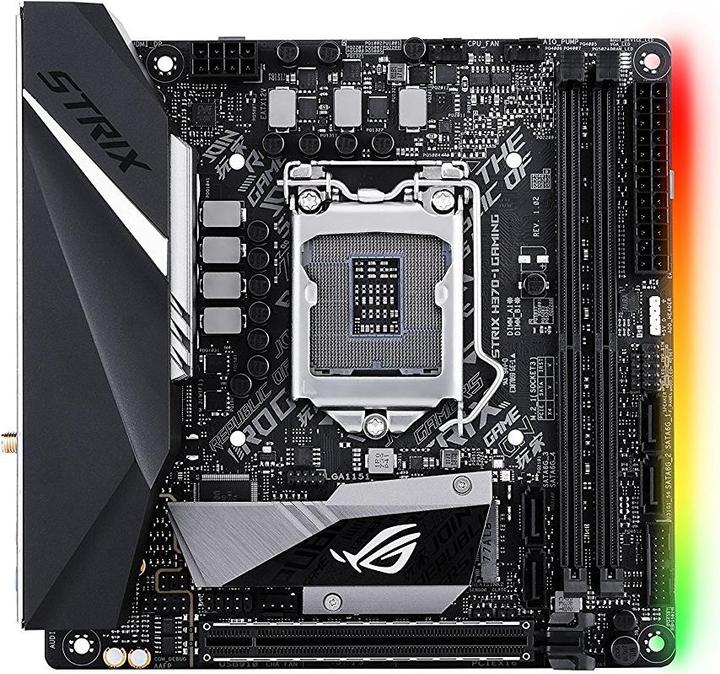 Produktbild ASUS ROG Strix H370-I Gaming (LGA 1151, Intel H370, Mini-ITX)