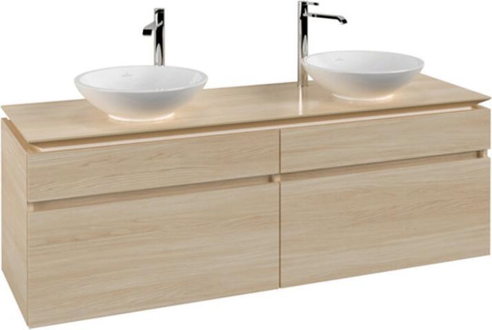 Villeroy & Boch Legato Waschtischunterschrank B600, 1600x550x500mm, 2 Waschtische (160 x 50 x 57 cm)