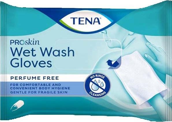 Produktbild Tena Wet Wash Glove unparfümiert (Waschen / Pflegen)