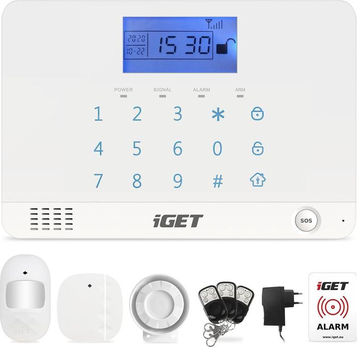 iGet Sistema di controllo accessi di sicurezza M3B Bianco