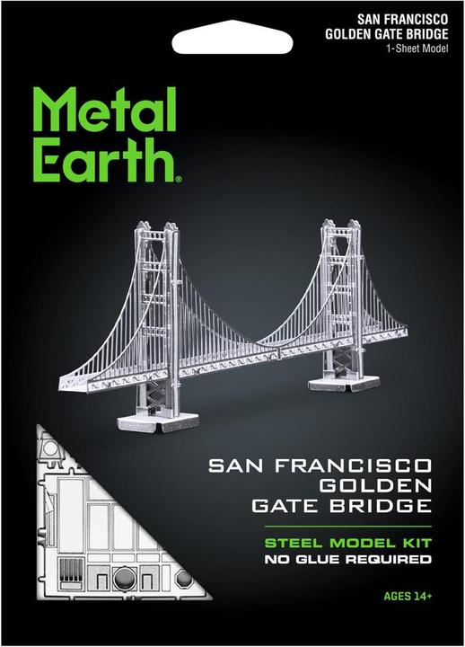 Actual product image Metal Earth Golden Gate Bridge