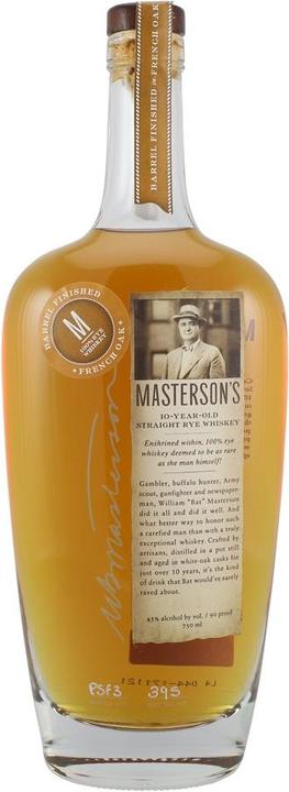 Actual product image Masterson's 10 Years French Oak Barrel Finish (Canadian Whisky, 1 x 75 cl)