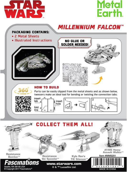 Image du produit Metal Earth Millennium Falcon