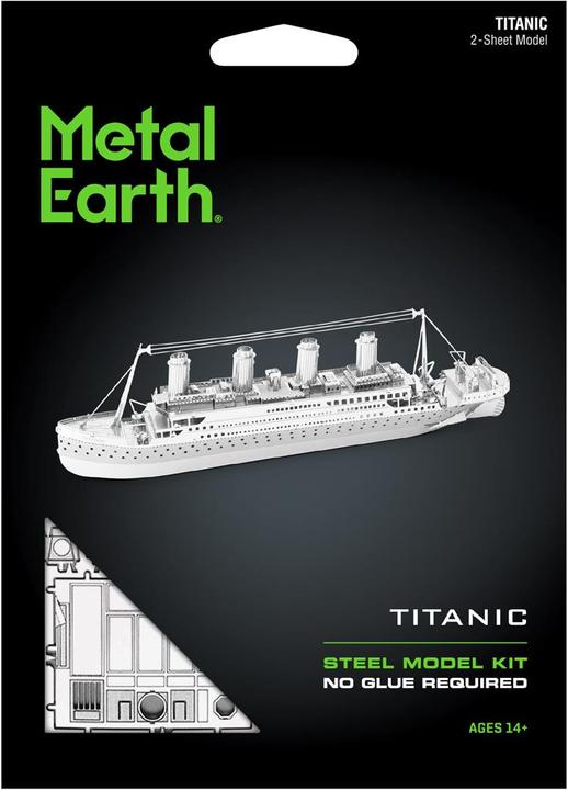 Produktbild Metal Earth Metall-Erde Titanic Schiff silbernen Edition
