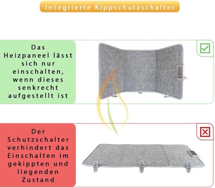 Produktbild Mi-Heat Faltbares Heizpaneel51x100 cm