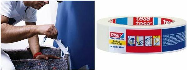 Produktbild tesa Profi PLUS Malerkrepp 50m x 50mm (50 mm)