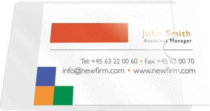 Immagine prodotto Q-Connect Tasche per biglietti da visita (95 x 60 mm)