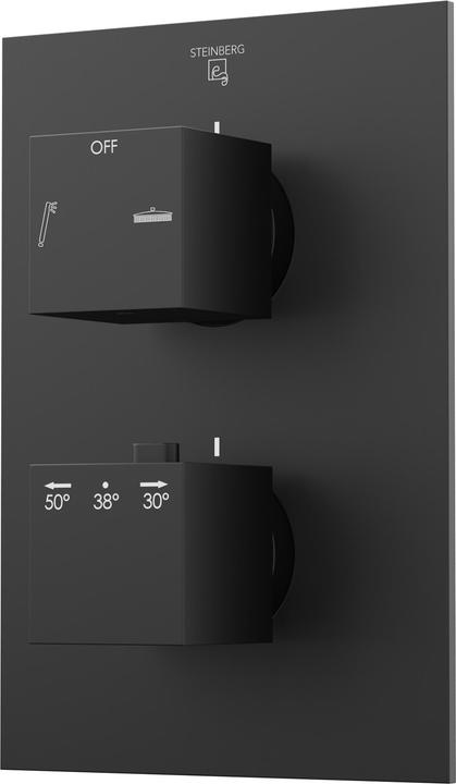 Produktbild Steinberg Serie 160 Dusch-/Wannenarmatur, Fertigmontageset, Unterputz, zwei Verbraucher, 16041333