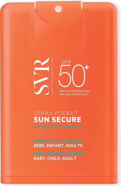 Actual product image Spray Pocket Sun Protection Factor 50 (Sun spray, SPF 50, 20 ml, 40 g)