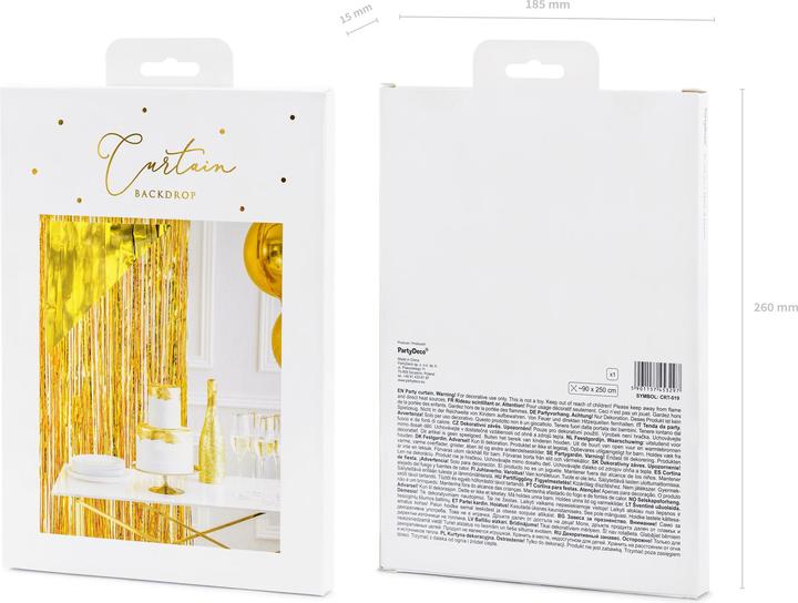 Actual product image Partydeco Curtain