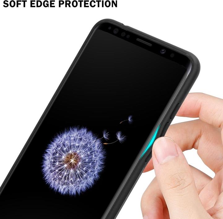 Produktbild Cadorabo TPU Gestreiftes Glas Cover (Samsung Galaxy S9+)