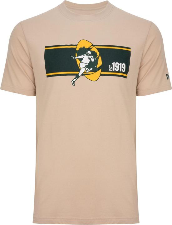 New Era Shirt - NFL SIDELINE Green Bay Packers stone - S (S)