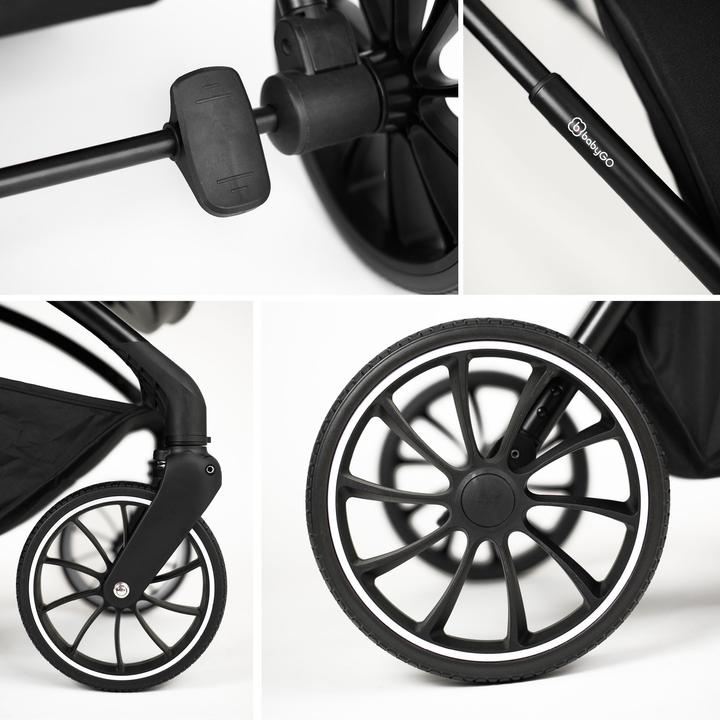 Produktbild BabyGo Harmony 3in1 Kombikinderwagen inkl. Babyschale