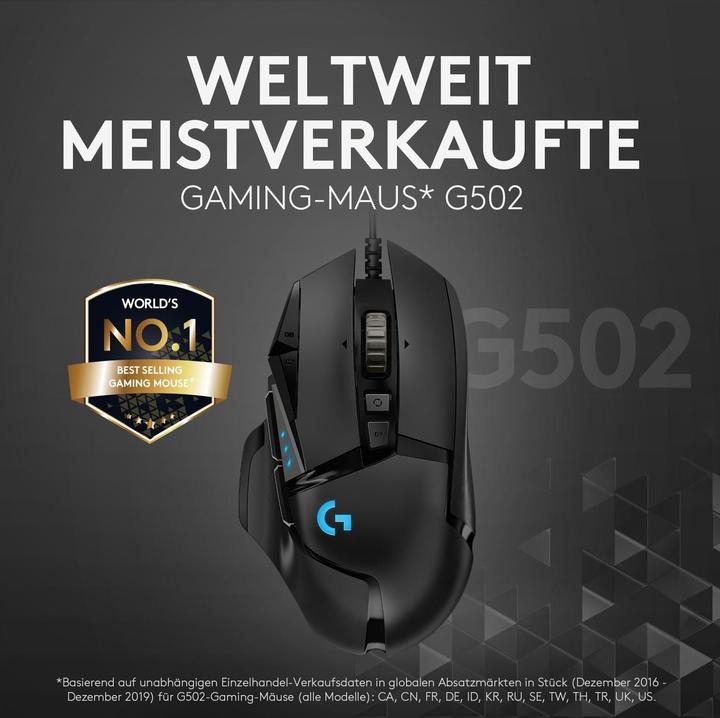 Immagine prodotto Logitech G G502 Hero (Cablato)
