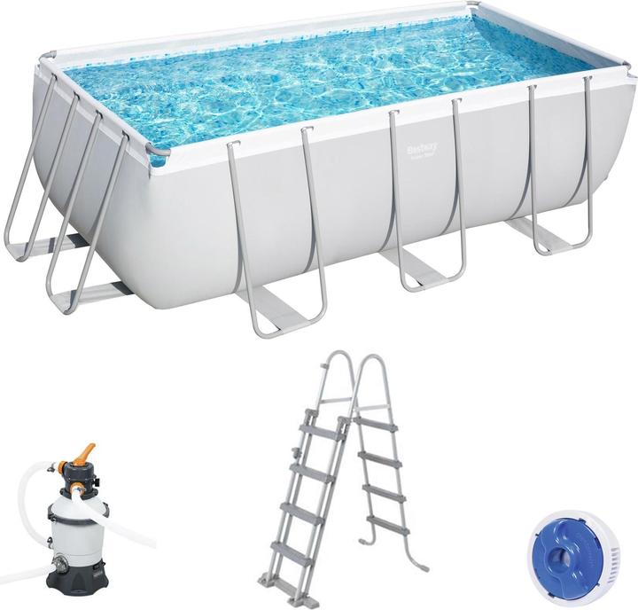 Bestway Power Steel Frame Pool-Set (412 x 201 x 122 cm)