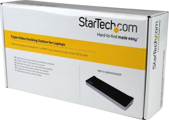 Image du produit StarTech Usb3dockh2dp (USB-B, 6 Ports)
