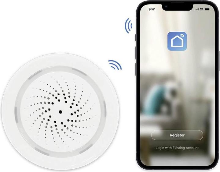 Produktbild LogiLink Smart Home Wi-Fi USB Siren Alarm