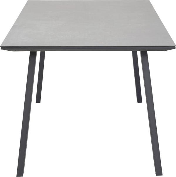 Produktbild LC Garden Sunrest Esstisch Aluminium/Glaskeramik Beton Optik 180x90 cm (90 cm)