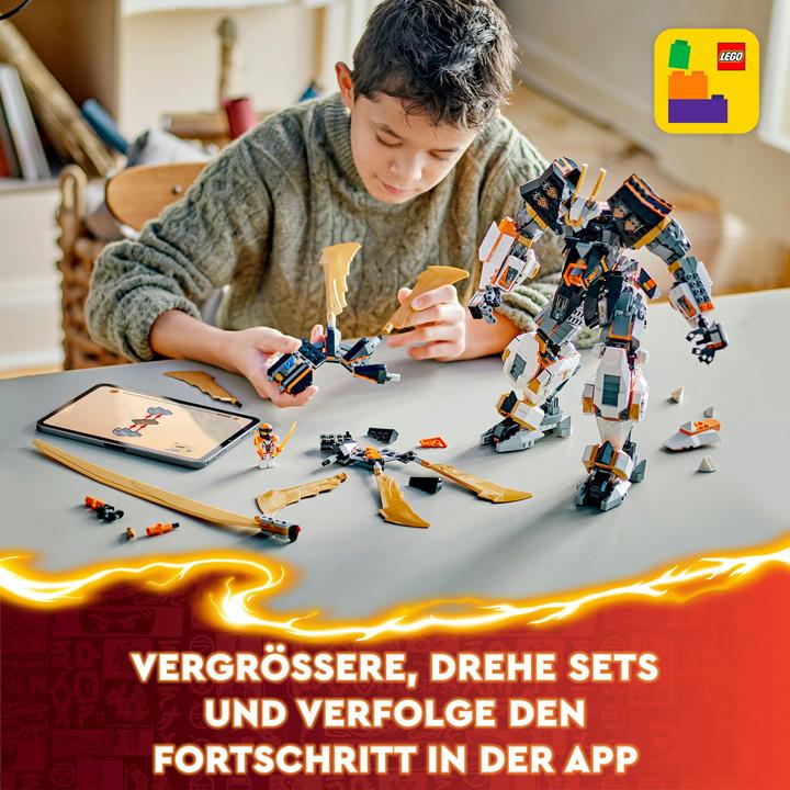 Actual product image LEGO 71821 Cole's titanium dragon mech (71821, LEGO Ninjago)