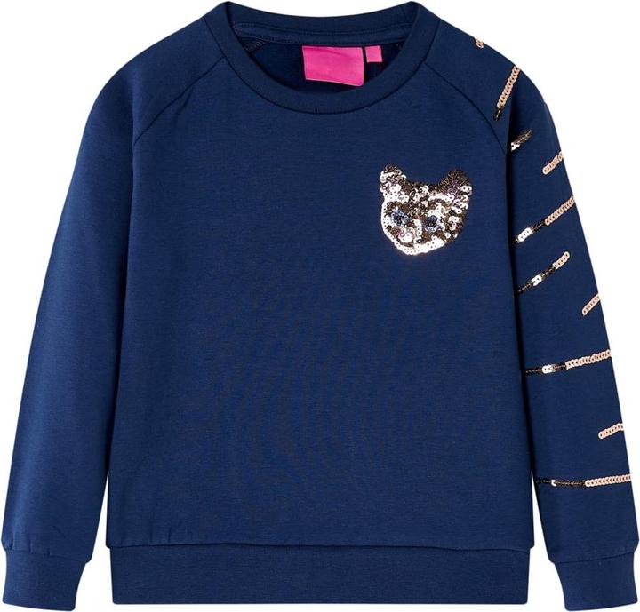 Produktbild VidaXL Kinder-Sweatshirt Marineblau 104,Material: 95 % Baumwolle. 5 (104)