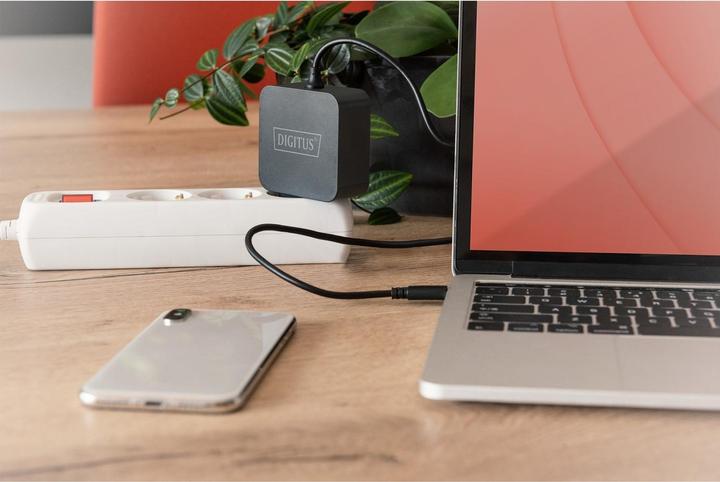 Image du produit Digitus Chargeur pour ordinateur portable Adaptateur secteur USB-C 65W PD3.0 DA-10071 1,2 m, noir (65 W)