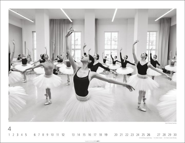 Produktbild Ballettsaal - Stuttgarter Ballett Kalender 2026 (44 x 34 cm, Englisch, Deutsch)