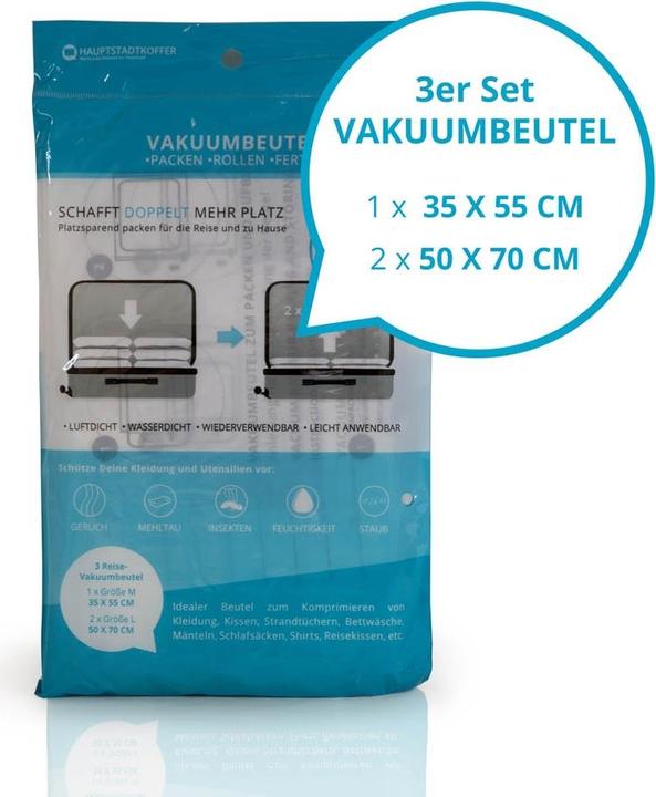 Produktbild Hauptstadtkoffer Vakuumbeutel (Packsystem)