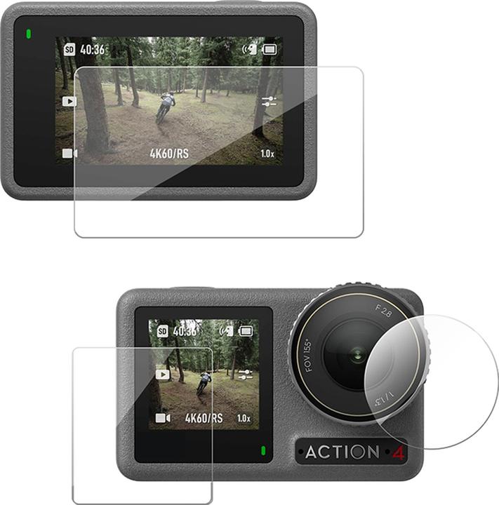 Actual product image Telesin Screen film for DJI Osmo Action 4/3 (3)