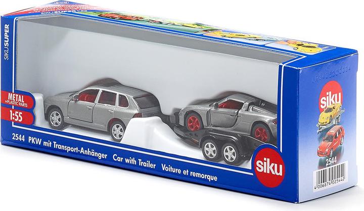 Image du produit Siku Voiture avec remorque de transport