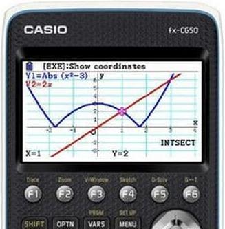 Actual product image Casio FX-CG50 (Batteries)