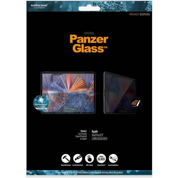 Image du produit PanzerGlass Vie privée (1 pièce(s), iPad Pro 12.9 2020 (4. Gen), iPad Pro 12.9 2021 (5ème génération), iPad Pro 12.9 2022 (6e génération), iPad Pro 12.9 2018 (3. Gen))