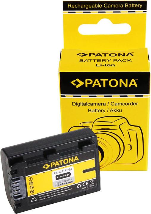 Image du produit Patona Sony NP-FH50 (Batterie de l'appareil photo)