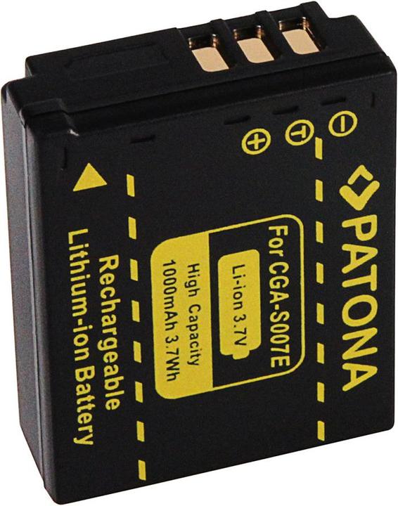 Actual product image Patona CGA-S007 Battery for Panasonic (Camera battery)