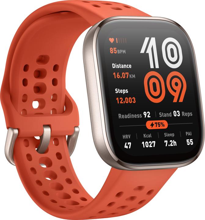 Actual product image Amazfit BIP 6, RED