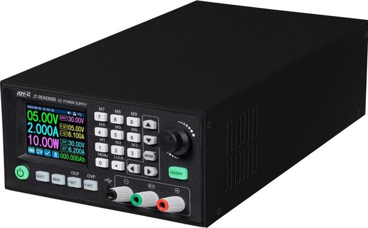 Joy-it JT-RD6006-C-B Laboratoriumvoeding, instelbaar 0 - 60V 0 - 6A 360W op afstand bestuurbaar