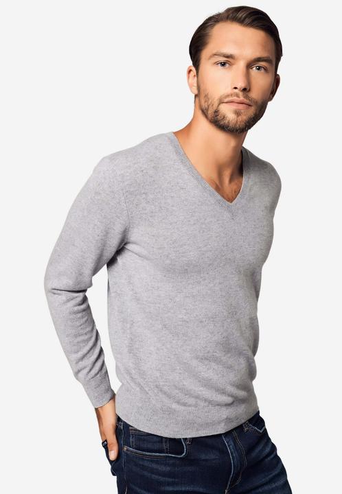 Immagine prodotto Bellemere Pullover Solid V-Neck Merino Sweater (L)