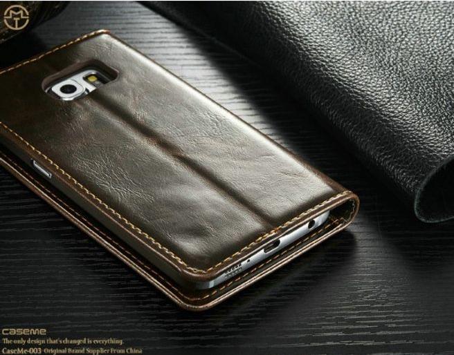 Produktbild Caseme Klassische Leder Hülle (Samsung Galaxy S6 Edge)