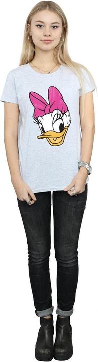Actual product image Disney Womens/Ladies Daisy Duck Head Painted Cotton T-Shirt (L)