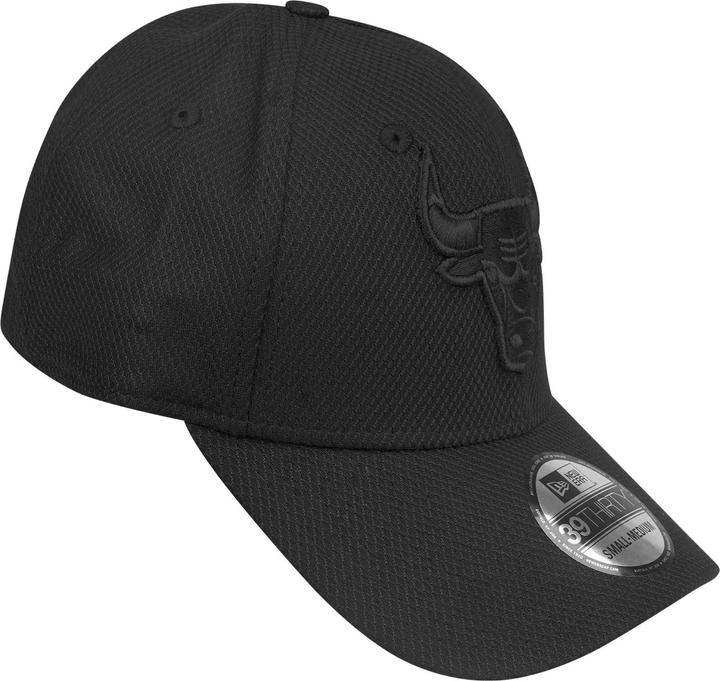 Produktbild New Era 39Thirty Diamond Cap - Chicago Bulls schwarz - L/XL (L)